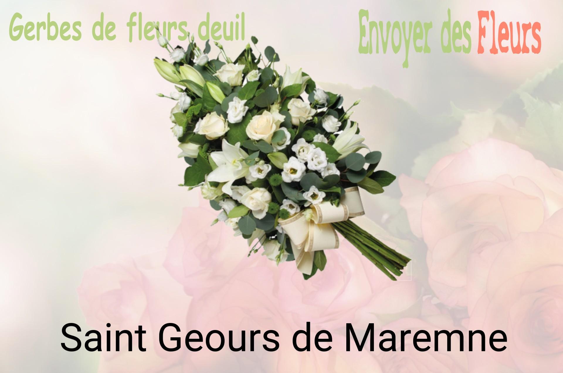 Gerbe de fleurs de deuil livrée à Saint-Geours-de-Maremne